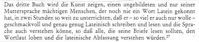 aus : Strasser, Gerhard; Lingua Universalis, Wiesbaden 1988